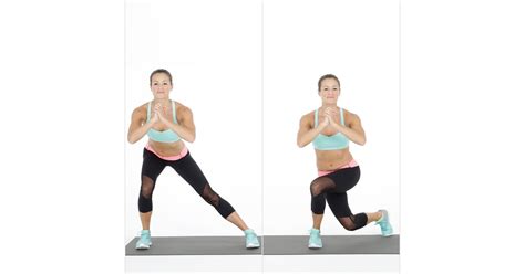 Side Lunge To Curtsy Squat Bodyweight Workout For Legs And Abs Popsugar Fitness Photo 2