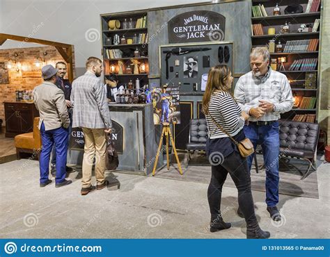 Jack Daniels Stand Am Whisky Dram Festival In Kiew Uktaine Redaktionelles Bild Bild Von Hart