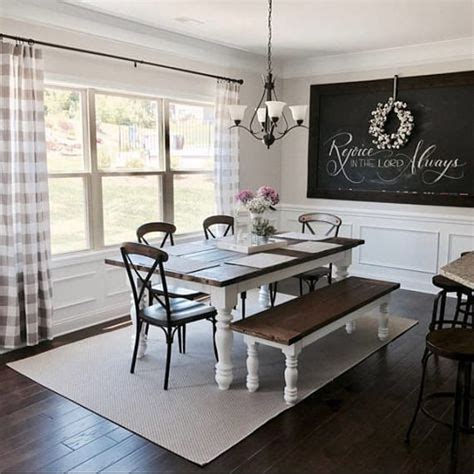 Amazing Rustic Dining Room Design Ideas 07 Sweetyhomee