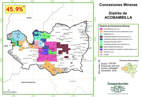 Acobambilla Titulares De Concesiones Noviembre 2016 Cooperacción