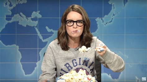 Tina Feys Weekend Update Cake Eating Stunt Sends A Mixed Message