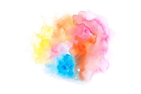Premium Photo Rainbow Watercolor With Colorful Background Texture Design