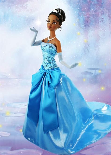 Pin By ♥ Dove ♥ On ༺♥༻ Barbie ༺♥༻ Princess Tiana Blue Dress Tiana