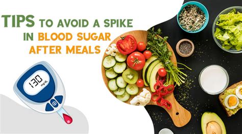 Tips To Avoid A Spike In Blood Sugar After Meals Nutritionist Nanny