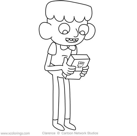 Clarence Coloring Pages Ryan Sumouski Xcolorings Com