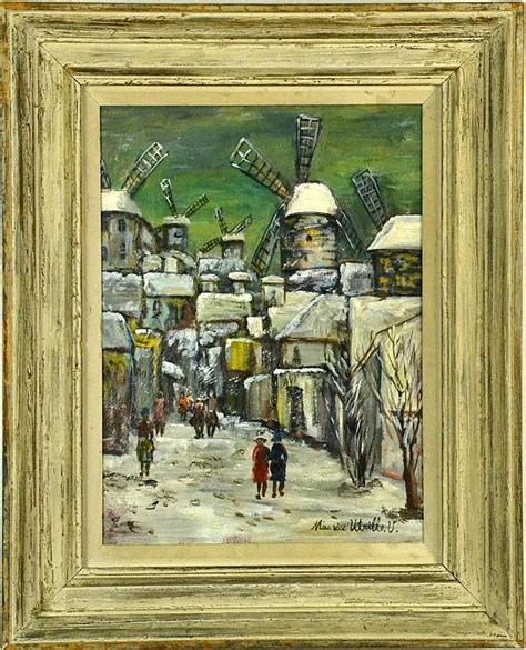 Sold Price Bears The Signature Maurice Utrillo V Oil On Canvas