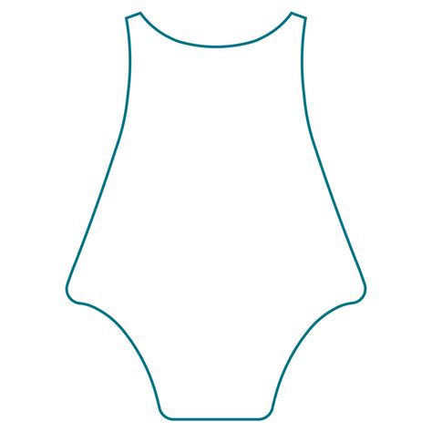 Baby Onesie Outline Free Download On Clipartmag