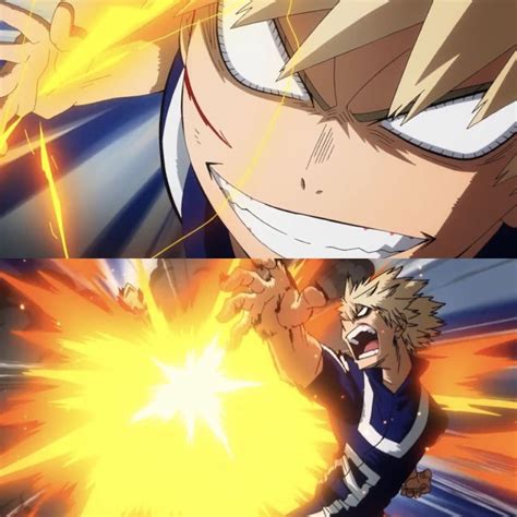 Katsuki Bakugou Vs Kirishima Eijirou Boku No Hero Academia Kirishima