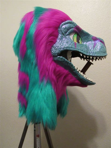 Color Shift Dino Mask Fursuit Head Etsy