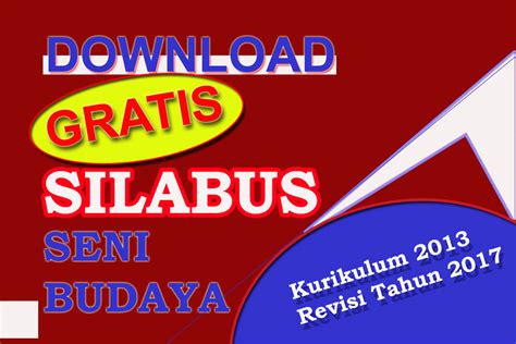 Silabus kelas 1 download silabus tematik kelas 1 semester i: Download Silabus Dan Rpp Seni Budaya Kelas 7 Kurikulum ...