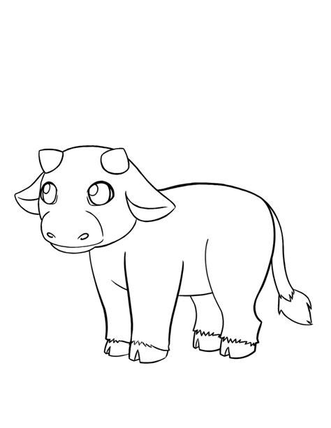 Coloring Pages Of Baby Cows Warehouse Of Ideas