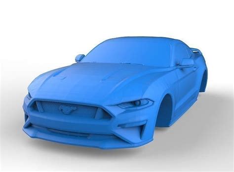 Ford Mustang Stl File 3d Model 3d Printable Cgtrader