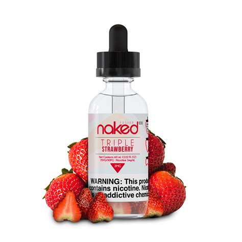 naked 100 triple strawberry 60ml ejuice a friend indeed australia
