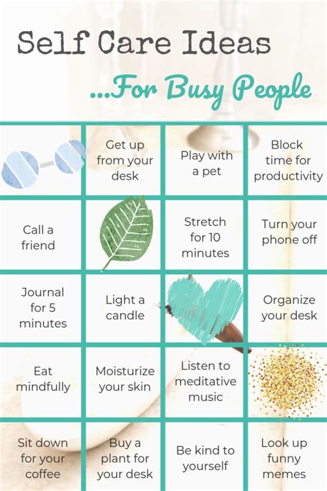 Self Care Guide For Extremely Busy People 5 Tips Alisons Notebook