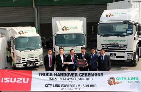 Isuzu Delivers 141 Units Of Lcv To City Link Express Sdn Bhd Pistonmy