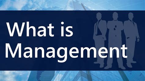 Time management is a process that starts with analyzing and reconsidering your main life. What is Management Definition | Management for beginners ...