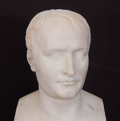 Large Marble Bust Of Napoleon Bonaparte After Canova Early 19th Century