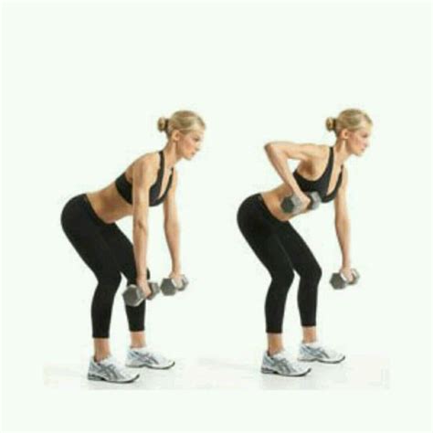 Dumbbell Row Alternating By Sonia R Exercise How To Skimble