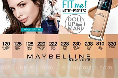 Doll Up Mari Maybelline Fit Me Matte Poreless Foundation Review And