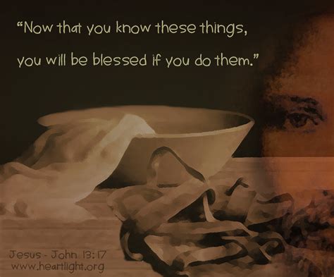 John 1317 Illustrated Blessed By Doing — Heartlight Gallery