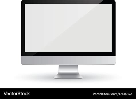 Computer Display Imac Royalty Free Vector Image