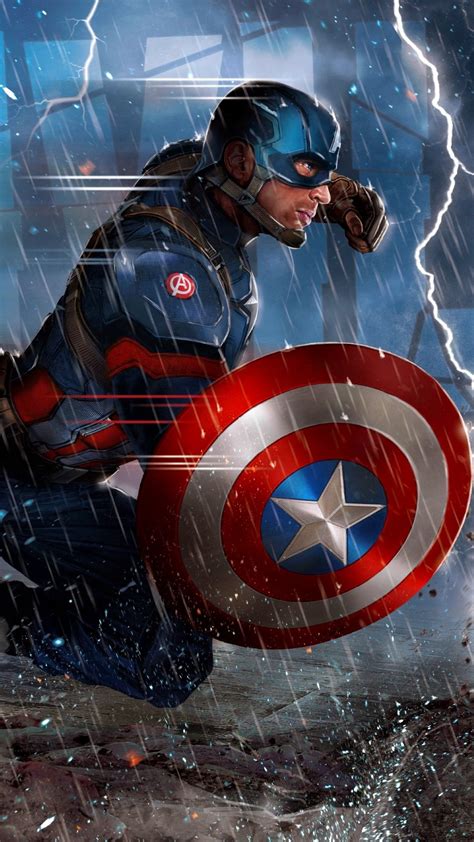 Captain America Hd Mobile Wallpapers Wallpaper Cave