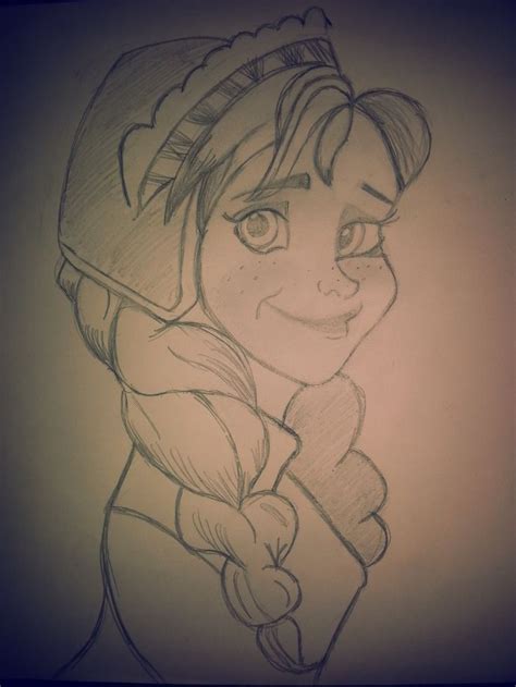 Anna From Frozen Frozen Anna Female Sketch Dreams