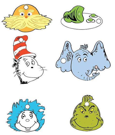 Seuss as a whole, going on to make numerous appearances in other books. Dr Seuss Character Gift Tag Set - PDF from ThePDFfiles on Etsy