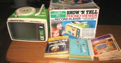 Mature toy show and tell. Show N Tell Phonograph Viewer Television Record Player ...