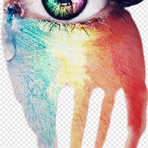Confeti Rainbow Eye Aesthetic Transparent Png 480x480 2324458