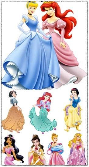 Disney Princesses Vector