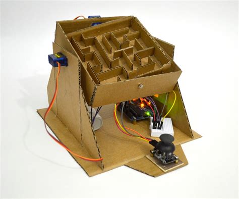 Arduino Marble Cardboard Maze Labyrinth 6 Steps With Pictures