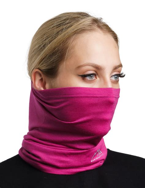 Merino Wool Ski Neck Gaiter For Women And Men Organic Eco Etsy