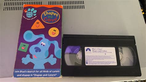 Opening To Blues Clues Shapes And Colors Vhs Youtube
