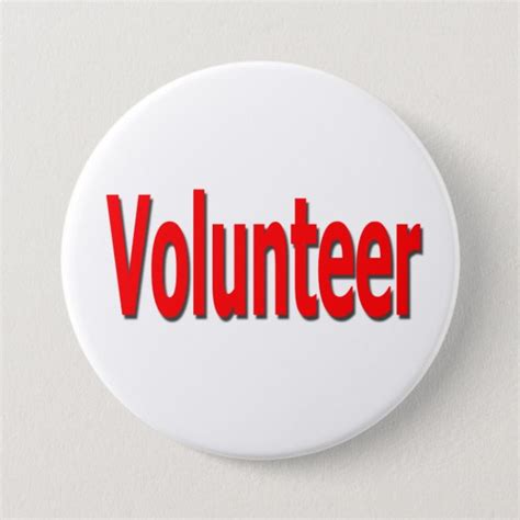Volunteer Badges And Pins Zazzle Au