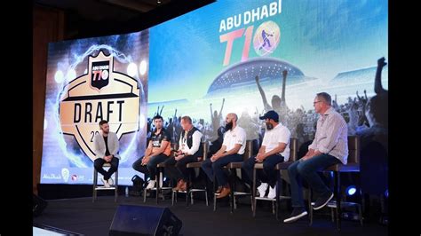 Abu Dhabi T10 Draft 2019 Bangla Tigers YouTube