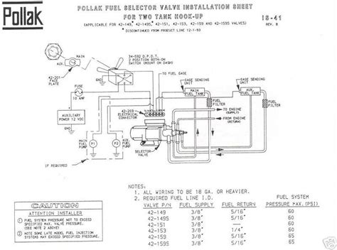 Do you happen to know what color code the wire is? Ford Fuel Tank Selector Valve Wiring Diagram - Free Wiring Diagram