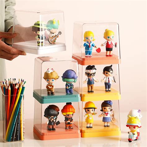 Possbay Clear Acrylic Organizer Blind Box Showcase Toys Figures Display