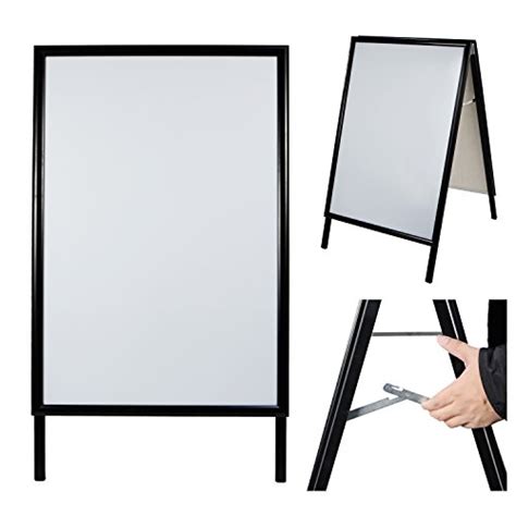T Sign Snap Open Aluminum A Frame Sidewalk Sign 24 X 36 Inches Poster