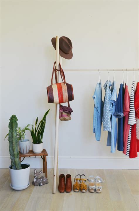 They are often compact, portable, and inexpensive. DIY Clothing Rack - A Beautiful Mess