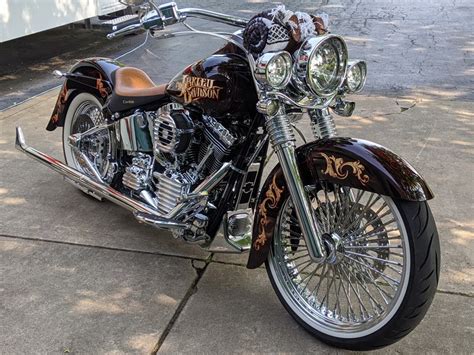 2007 Harley Davidson Flstn Softail Deluxe For Sale In Indianapolis