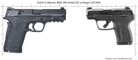 Ruger Lc S Vs Smith Wesson M P Shield Ez Size Comparison Handgun Hero