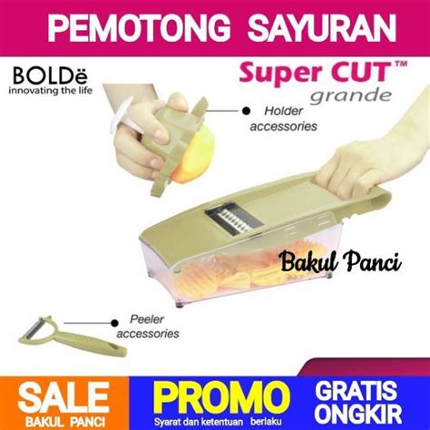 BOLDe SUPER CUT GRANDE - PEMOTONG KENTANG SAYURAN - ALAT POTONG