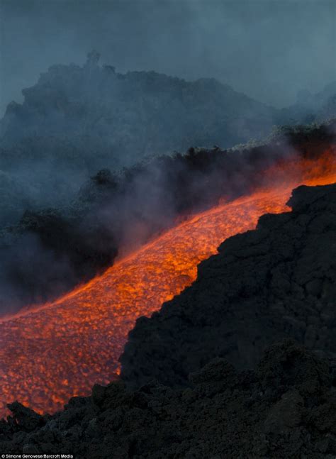 Etna Volcanic Eruption First 2014 Mount Etna Eruption Is