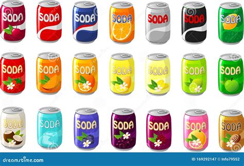 Soda Cans Royalty Free Illustration 74399412