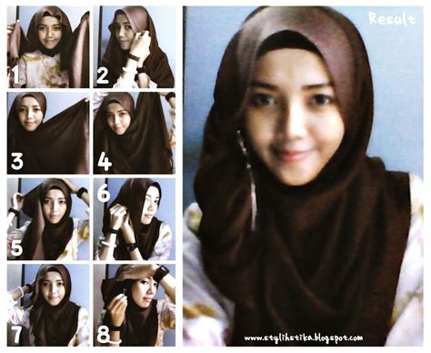 86 Gambar Lengkap Tutorial Hijab Pashmina Simple Video Untuk Kamu