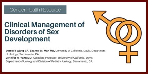 Clinical Management Of Disorders Of Sex Development