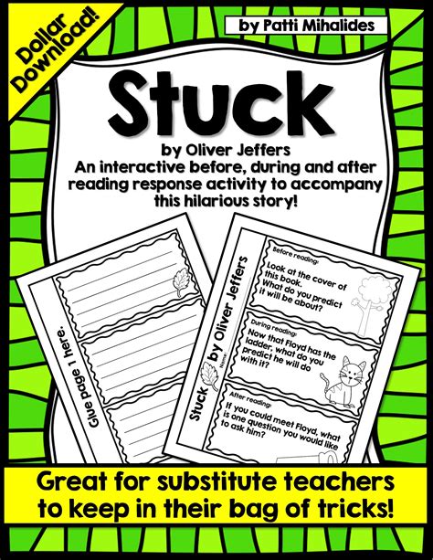 Stuck By Oliver Jeffers An Interactive Reading Response Activity