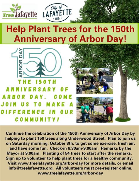 Help Plant 150 Trees For The 150th Anniversary Of Arbor Day The City