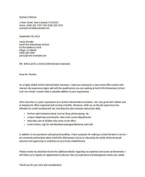 Choose a cover letter font that is legible, and use 11pt or 12pt font size throughout. Administrative Assistant Cover Letters - 9+ Free Word, PDF ...